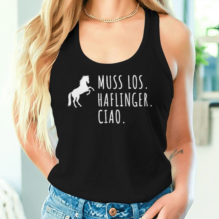 Haflinger Muss Los Haflinger Horse Riding Tank Top Frauen Geschenke für Sie