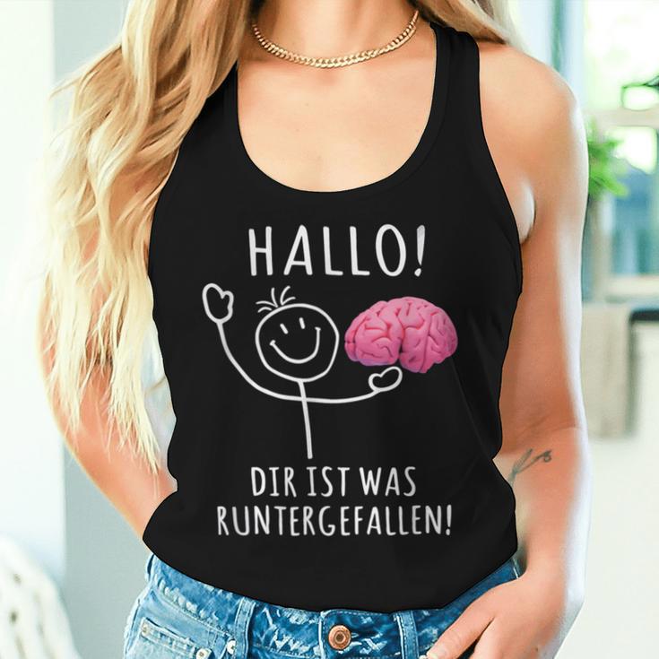 Hallo Dir Ist Was Runtergefallen – And Unique Tank Top Frauen Geschenke für Sie