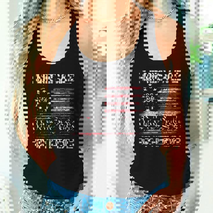 Harris Waltz 2024 For The People Kamala Harris Tim Waltz Women Tank Top Gifts for Her