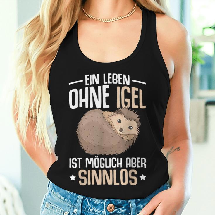 Hedgehog Lovers Children's Women's Tank Top Frauen Geschenke für Sie