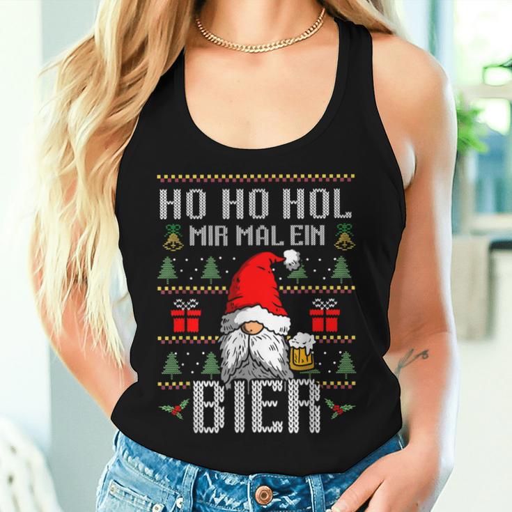 Ho Ho Hol Mir Mal Ein Bier Christmas Children Women Tank Top Frauen Geschenke für Sie