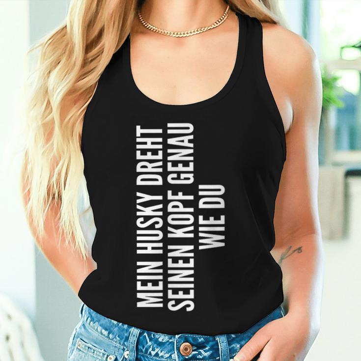 Husky Dog Owner Mummy Master Idea Tank Top Frauen Geschenke für Sie