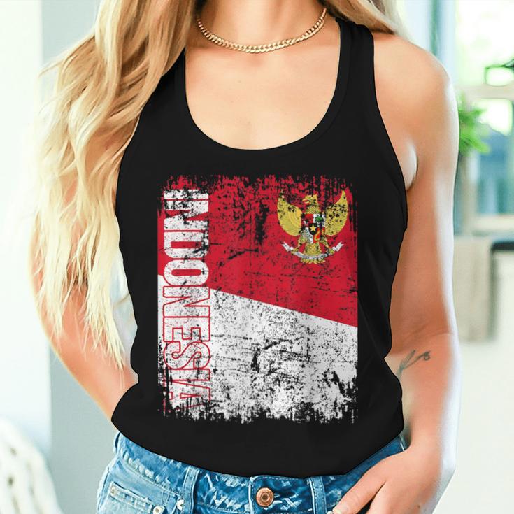 Indonesia Flag Children Tank Top Frauen Geschenke für Sie