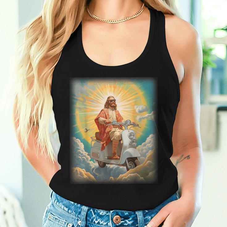 Jesusespa Driver Heaven Christian Hippie Biker Tank Top Frauen Geschenke für Sie