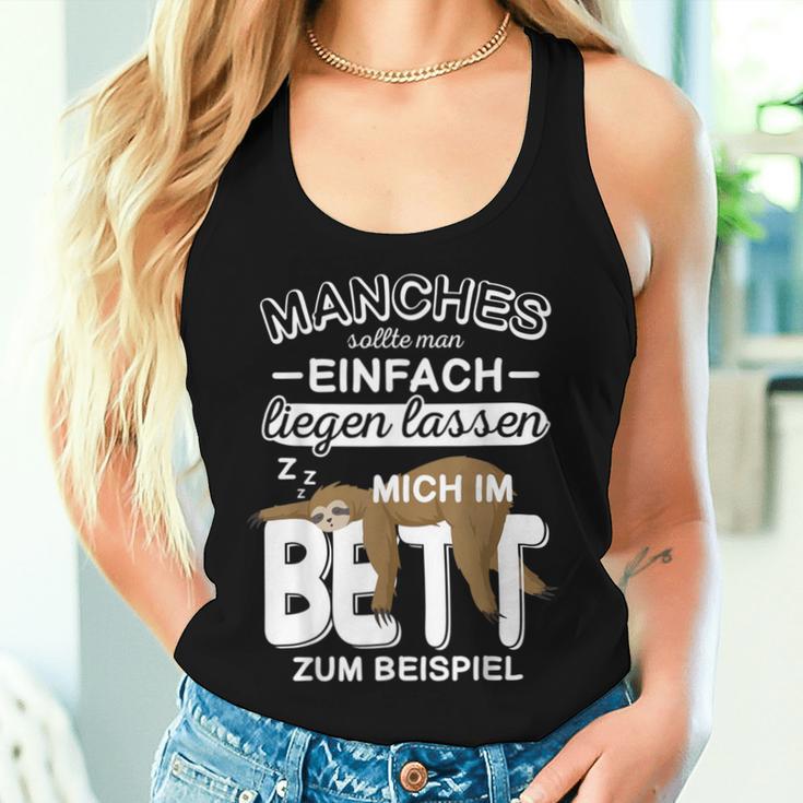 Langschläfer Sloth Winter Sleep Tank Top Frauen Geschenke für Sie