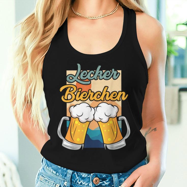 Lecker Bierchen Sauf Beer Drinker Tank Top Frauen Geschenke für Sie