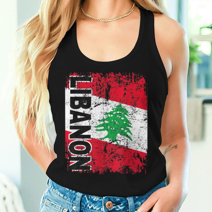 Libanon Flag Women's Children's Libanon Tank Top Frauen Geschenke für Sie