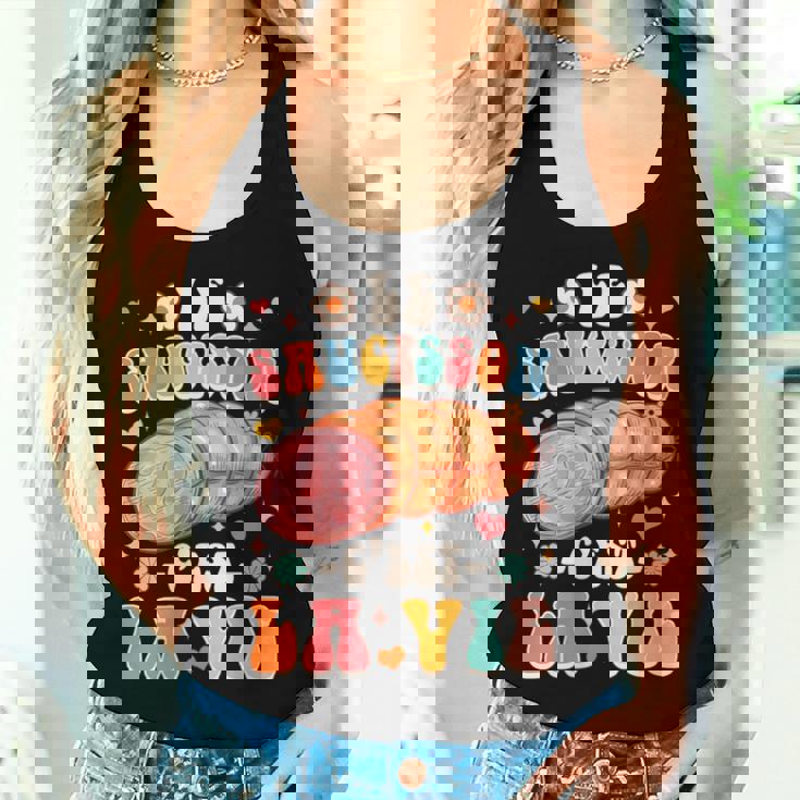 Maman Saucisson Saucisses Drôle Le Saucisson C'est Laie Women Tank Top Cadeaux pour elle