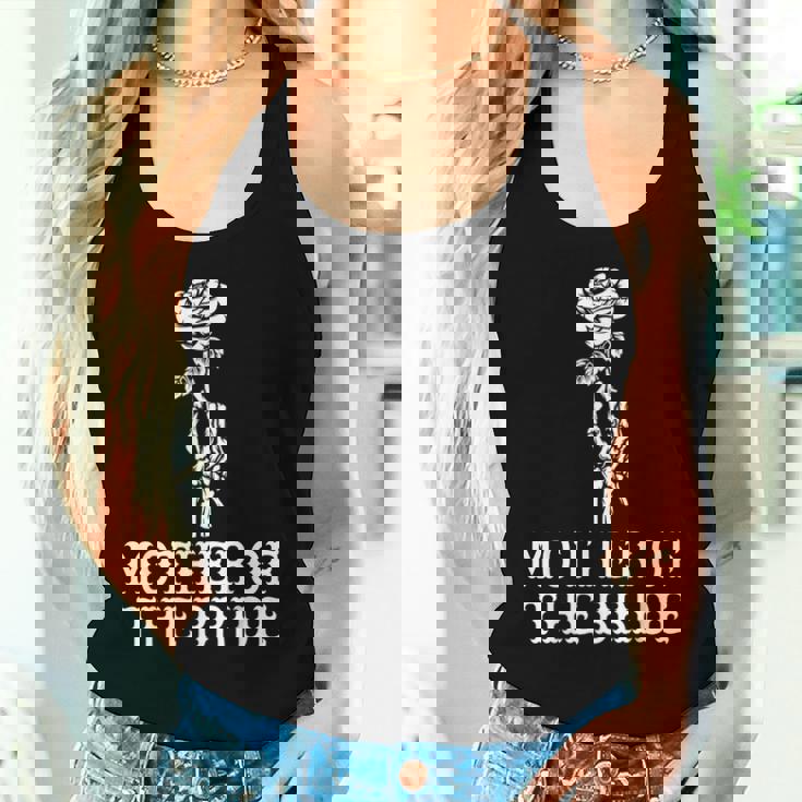 Mother Of The Bride Skeleton Gothic Bachelorette Wedding Women Tank Top Gifts for Her