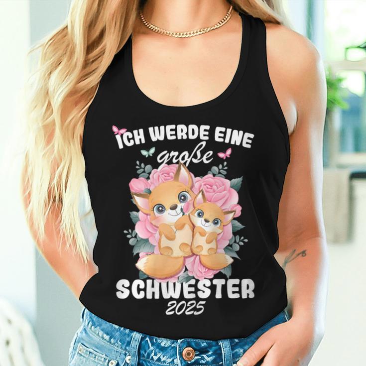 Nachwuchserkunden Ich Werde Große Schwester 2025 Tank Top Frauen Geschenke für Sie