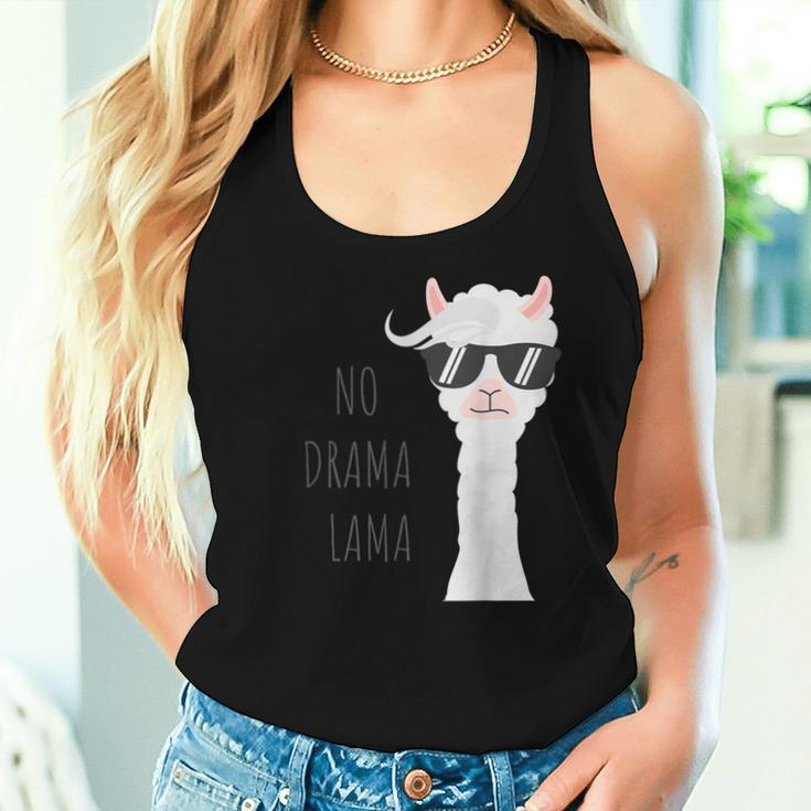 No Drama Lama Llama Tank Top Frauen Geschenke für Sie