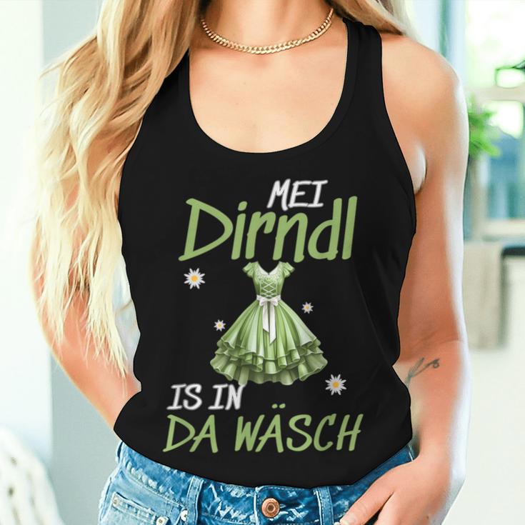 Oktoberfest Women's Costume Mei Dirndl Is In Da Wäsch Tank Top Frauen Geschenke für Sie