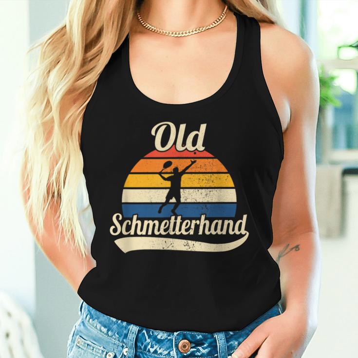 Old Butterfly Hand Retro Tennis Tank Top Frauen Geschenke für Sie