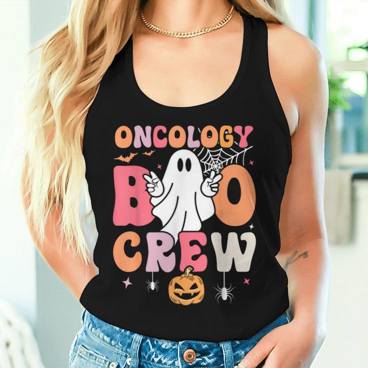 Oncology Boo Crew Ghost Halloween Spooky Costume Nurse Women Tank Top Gifts for Her Oncology Boo Crew Ghost Halloween Spooky Costume Nurse Women Tank Top Gifts for Her