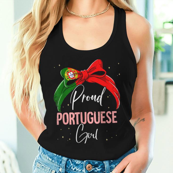 Proud Portuguese Girl Portugal Tank Top Frauen Geschenke für Sie