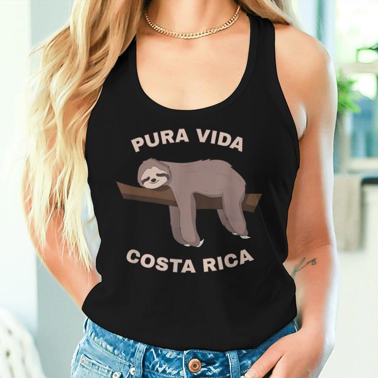 Puraida Costa Rica Cool Costa Rica Sloth Tank Top Frauen Geschenke für Sie