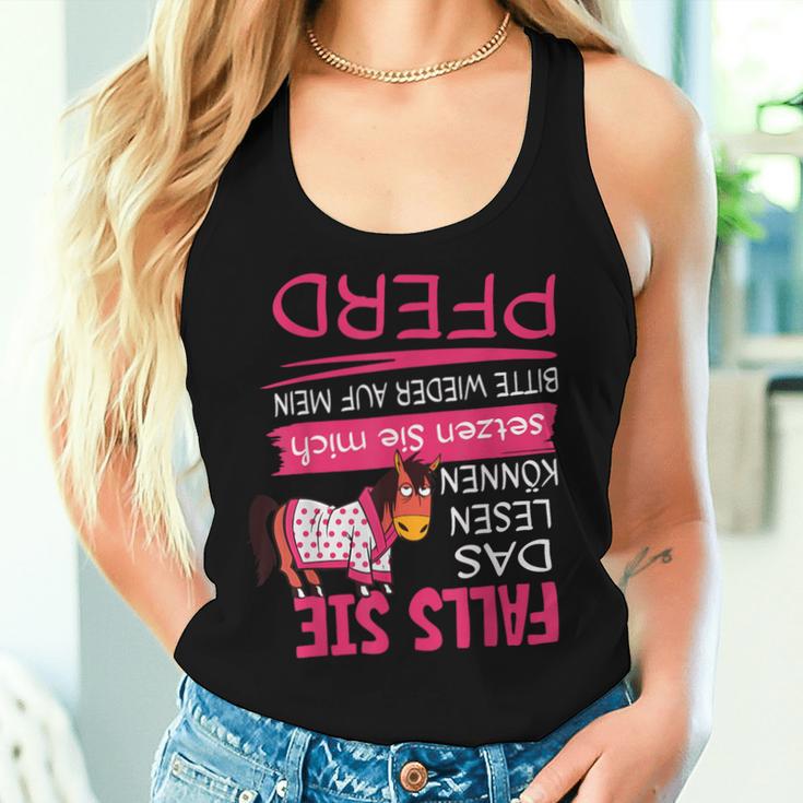 Rider & Reiterin Falls Sie Das Lesen Horse Riding Tank Top Frauen Geschenke für Sie