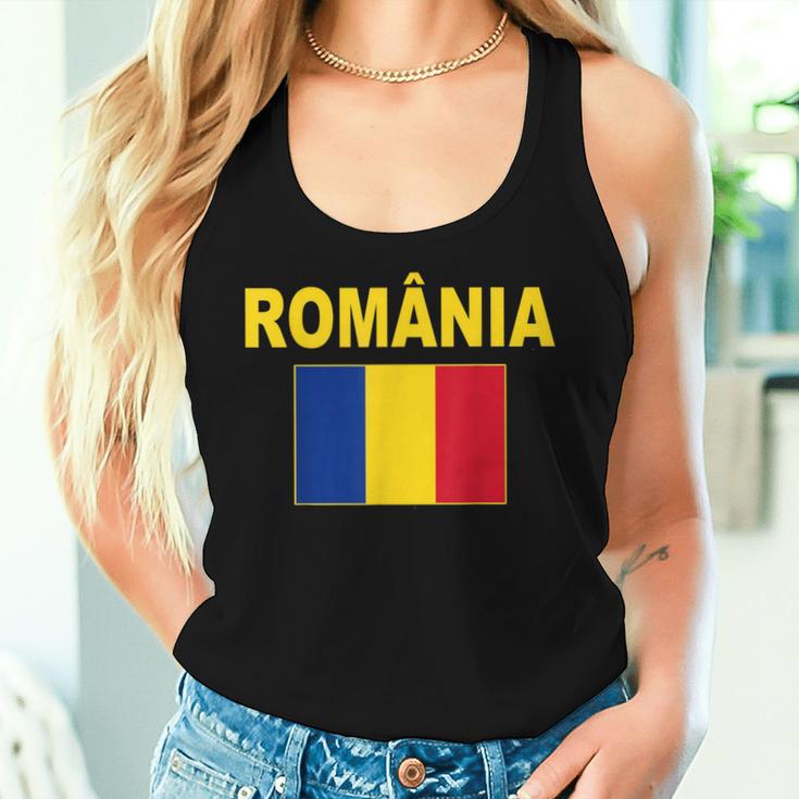 Romania Flag Romania Steagul Romaniei Romanian Flags Tank Top Frauen Geschenke für Sie