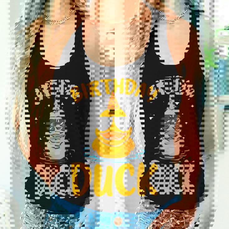 Rubber Duckies Birthday Duck Rubber Duck Women Tank Top Gifts for Her
