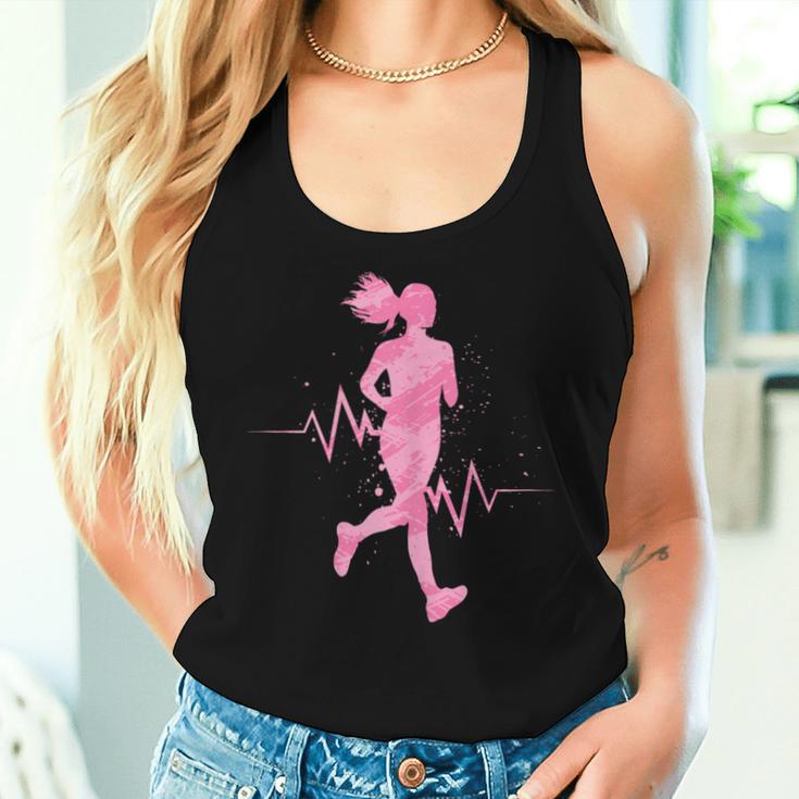 Running Running Shoes Heartbeat Jogging Joggers Women's Tank Top Frauen Geschenke für Sie