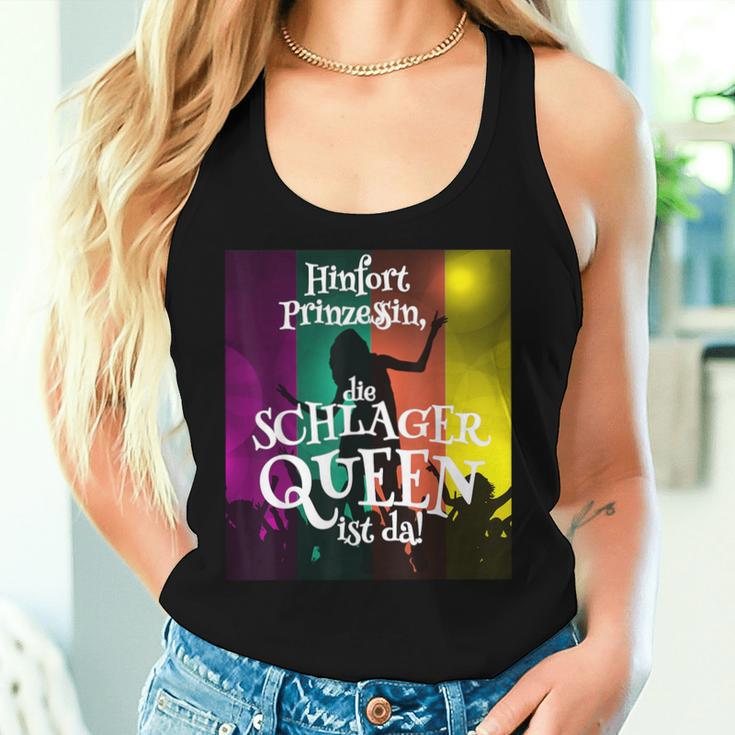 Schlager Party Outfit I Malle Women's Fancy Dress Fete Tank Top Frauen Geschenke für Sie