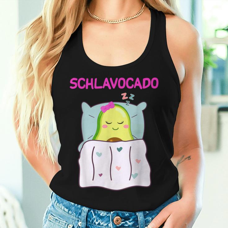 Schlavocado Women's Avocado Pyjamas Tank Top Frauen Geschenke für Sie