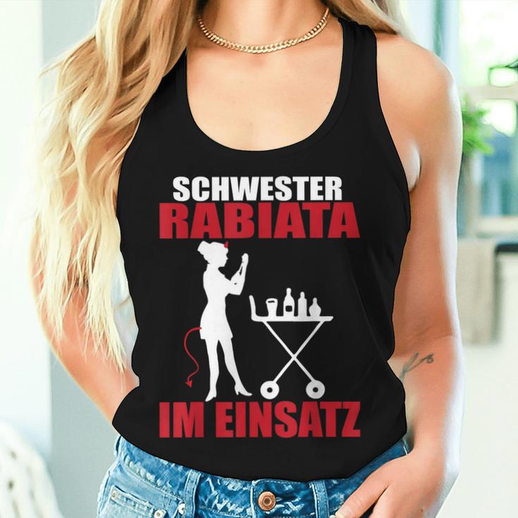 Sister Rabiata In Einatz Nurse Tank Top Frauen Geschenke für Sie