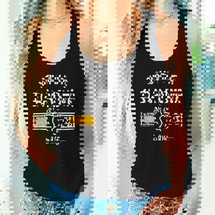Soon To Be Grandma 2025 Loading Promoted To Grandma 2025 Women Tank Top Gifts for Her