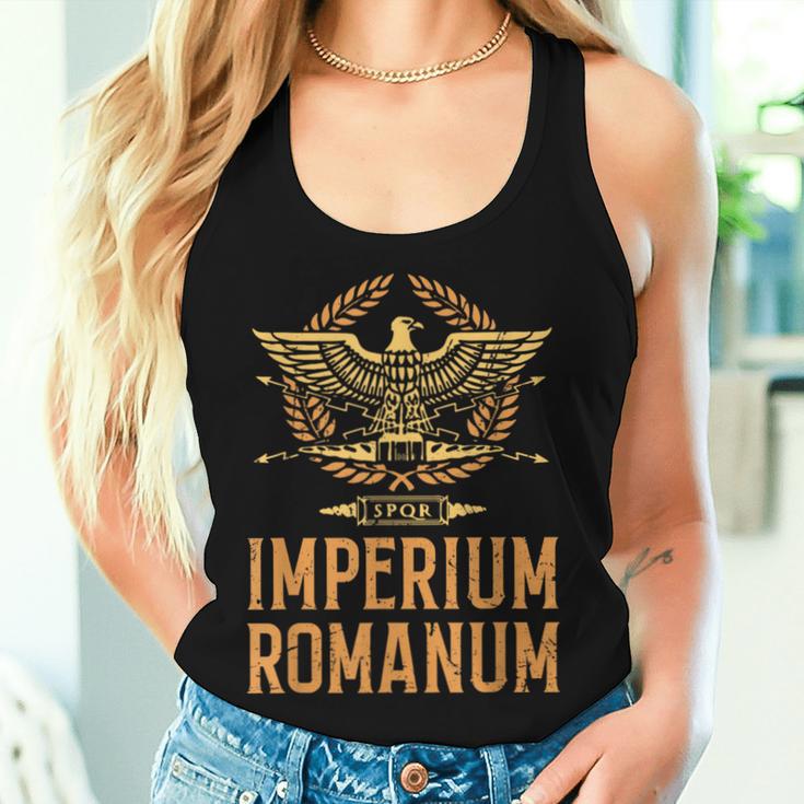 Spqr Roman Eagle Rome Empire Roman History Tank Top Frauen Geschenke für Sie