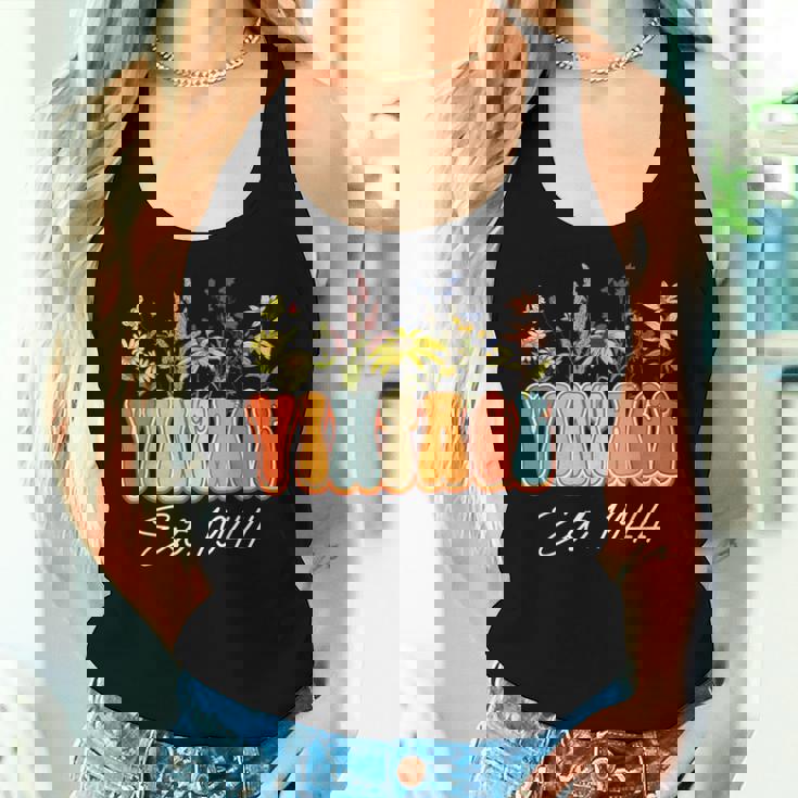 Vintage 1944 80Th Birthday Wildflower 80 Year Old For Women Women Tank Top Gifts for Her
