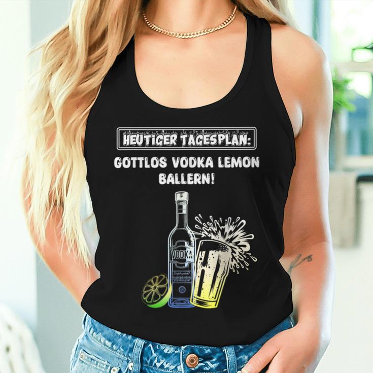 Vodkaodka Lemon Malle Party Tank Top Frauen Geschenke für Sie