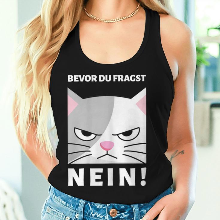 Women's Bevor Du Fragst Tank Top Frauen Geschenke für Sie