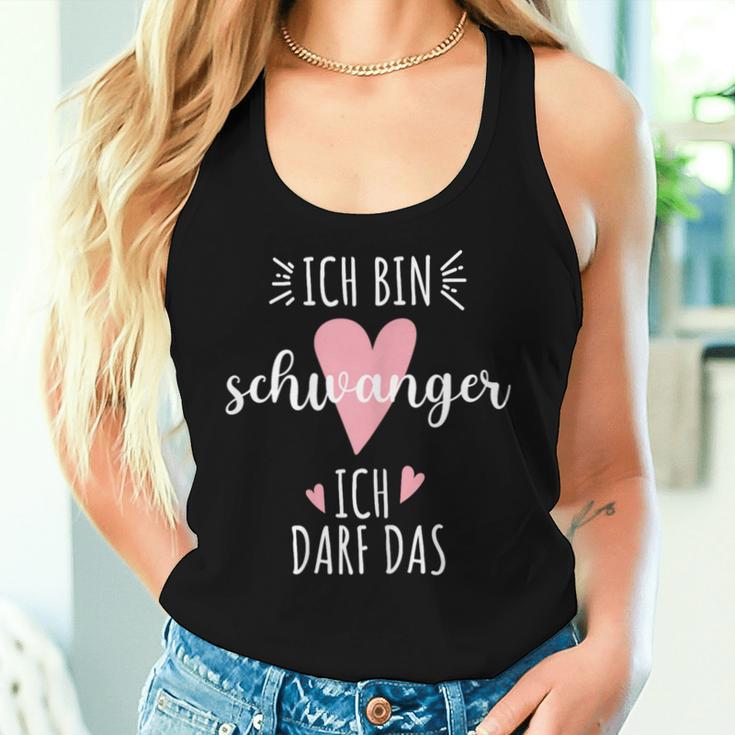 Women's Ich Bin Schwanger Ich Kann Das Behind Ich Bin Schwanger Ich Kann Das Dem Dem Tank Top Frauen Geschenke für Sie