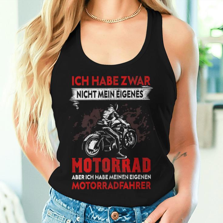 Women's Ich Habe Nicht Mein Own Motorcycle Motorcycle Rider Tank Top Frauen Geschenke für Sie