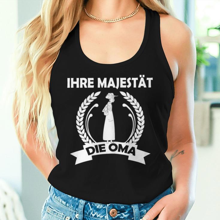 Women's Ihre Majestät Die Oma German Tank Top Frauen Geschenke für Sie