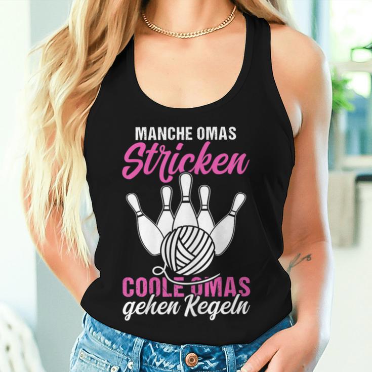 Women's Keglerin Cool Grandmas Going Kegeln Club Tank Top Frauen Geschenke für Sie