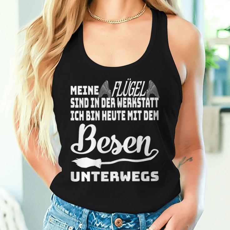 Women's Meine Flügel Sind In Der Werkstatt Cool Sayings Tank Top Frauen Geschenke für Sie