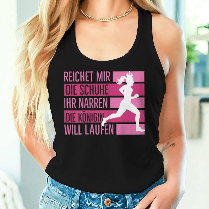 Women's Running Jogging Running Sport Slogan Tank Top Frauen Geschenke für Sie