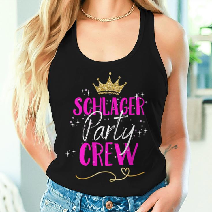 Women's Schlager Party Crew Group Outfit 2024 Hit Party Outfit Tank Top Frauen Geschenke für Sie