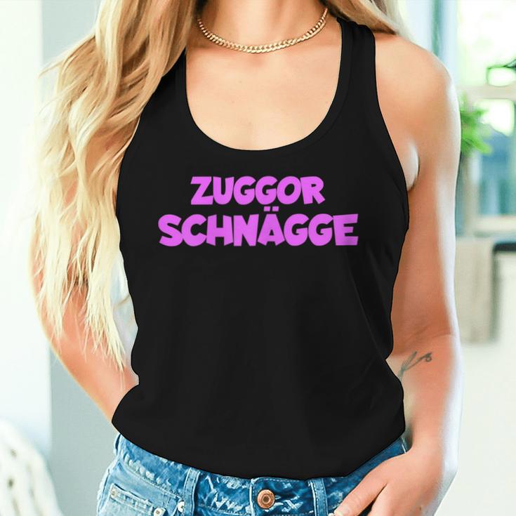 Women's With Zuggorschnägge Zuggorschnägge Motif Tank Top Frauen Geschenke für Sie