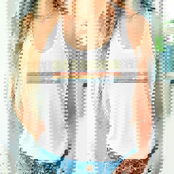Bermuda Shark Vintage Girls Boys Cruise Souvenir Women Tank Top Gifts for Her