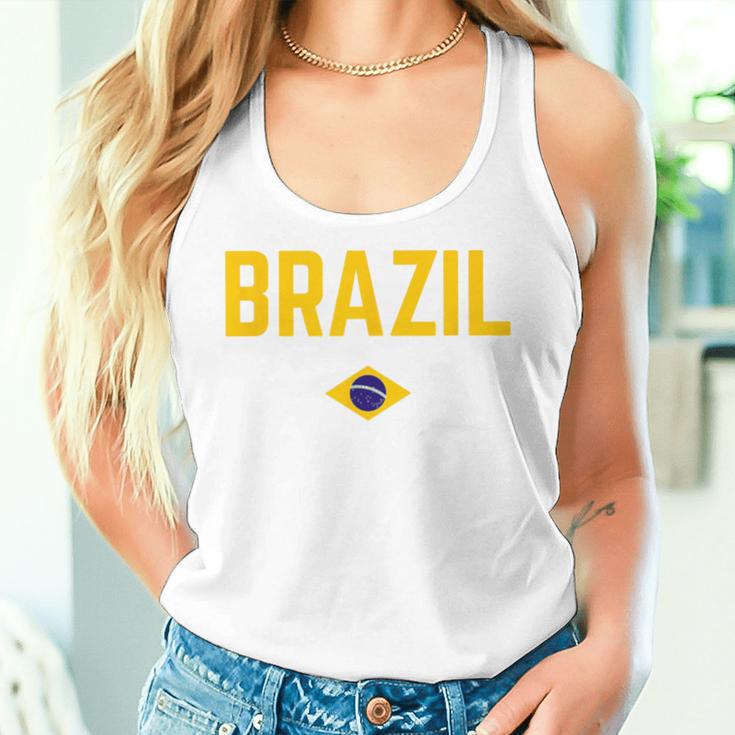 Brazil Flag Women's Children's Brazil Green Tank Top Frauen Geschenke für Sie