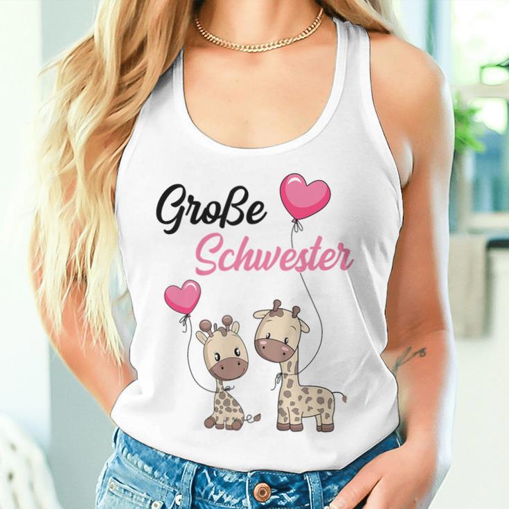 Children's Big Sister 2025 Giraffe Girls' Tank Top Frauen Geschenke für Sie