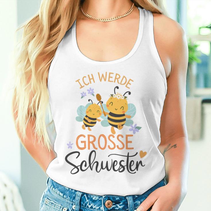 Children's Big Sister I Will Big Sister 2025 Bee Girl Tank Top Frauen Geschenke für Sie