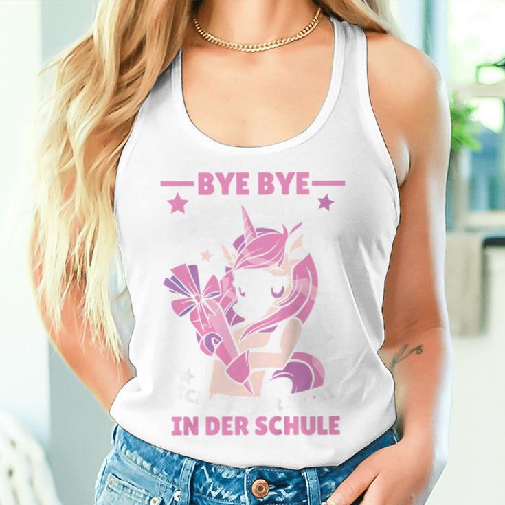 Children's Girls Bye Bye Kindergarten Ich Glitzer Jetzt In Der Schule 80 Tank Top Frauen Geschenke für Sie