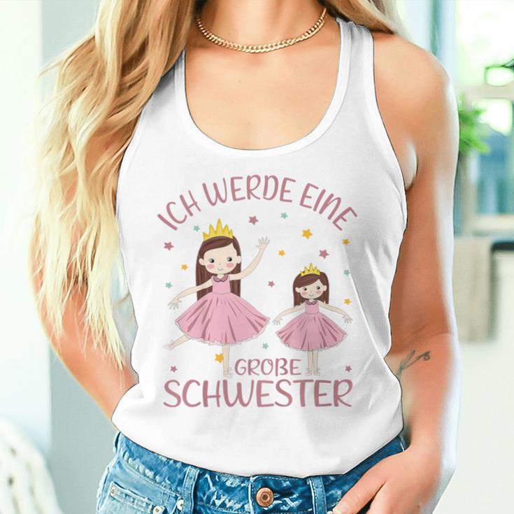 Children's Ich Werde Große Schwester 20242025 Princess Girls' Tank Top Frauen Geschenke für Sie