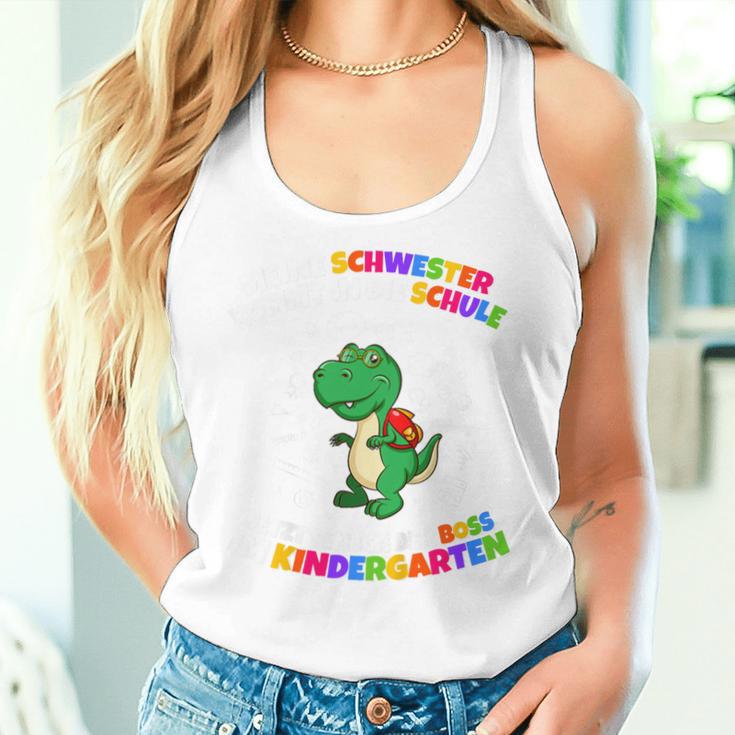 Children's Meine Schwester Kommt In Die Schule Boss Im Nursery 80 Tank Top Frauen Geschenke für Sie