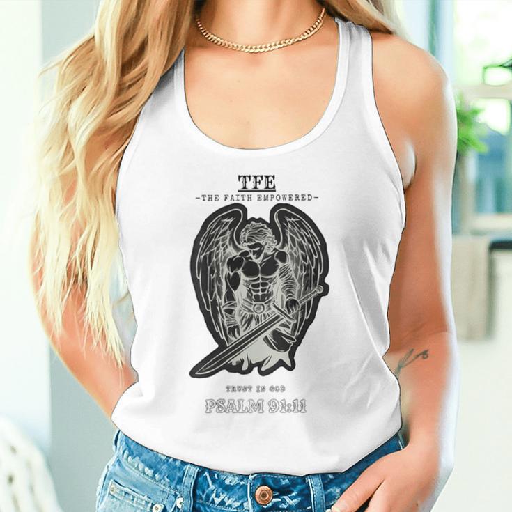 Christen Engel Backprint For And Women Tank Top Frauen Geschenke für Sie