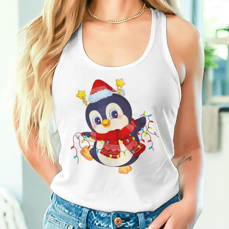 Christmas Children Penguin Christmas Xmas Tank Top Frauen Geschenke für Sie