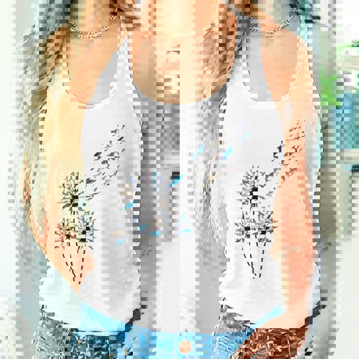 Flower Dandelion Sharks For Shark Lover Shark Women Tank Top Gifts for Her Flower Dandelion Sharks For Shark Lover Shark Women Tank Top Gifts for Her